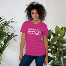 Load image into Gallery viewer, Support women in cannabis t-shirt
