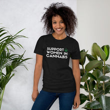 Load image into Gallery viewer, Support women in cannabis t-shirt
